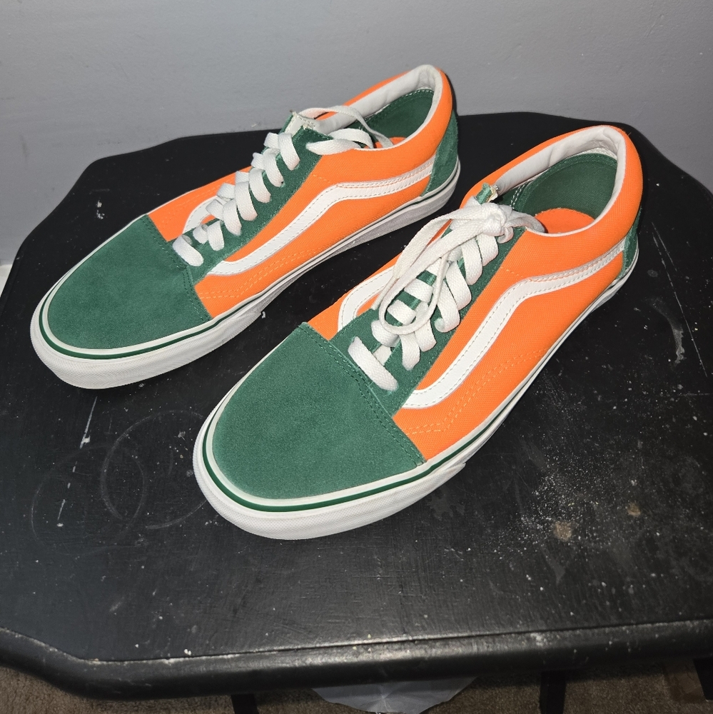 Miami Hurricanes Inspired Low Vans
